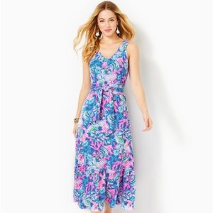 NWT Lilly Pulitzer Madsen Midi Dress XXL brand new, never worn!